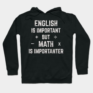 Math Is Importanter (White) Hoodie